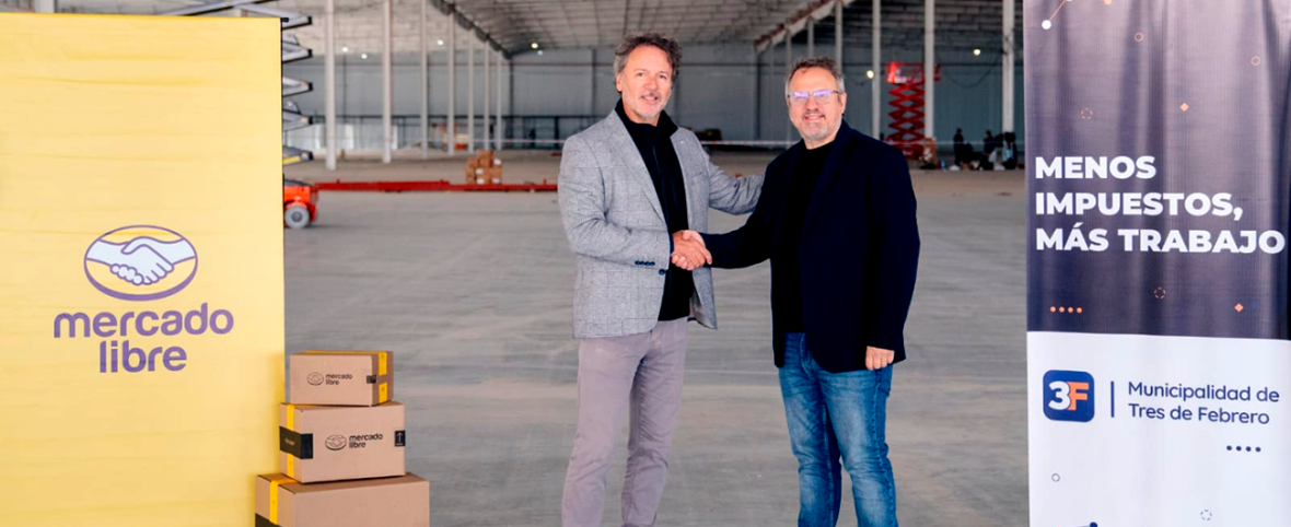 Mercado Libre invertirá USD 65 millones en un nuevo centro logístico ubicado en Tres de Febrero