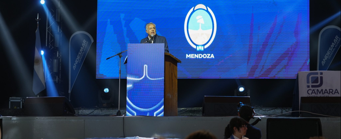 Cornejo anunció la licitación del anillado eléctrico del Sur, vital para ampliar la capacidad industrial