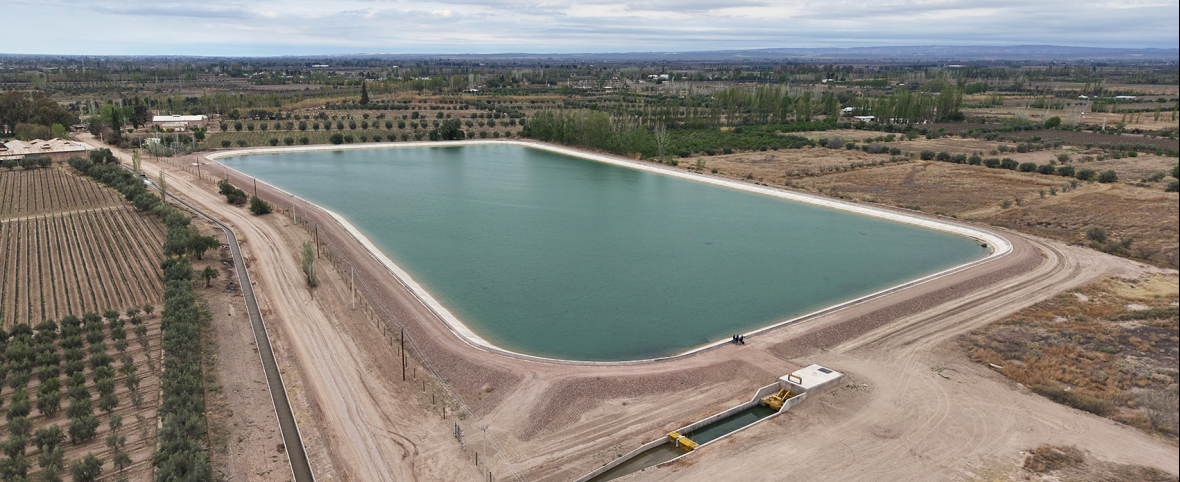 Agua de riego para casi 5.000 hectáreas: El Este de Mendoza contará con una obra clave para el sector productivo