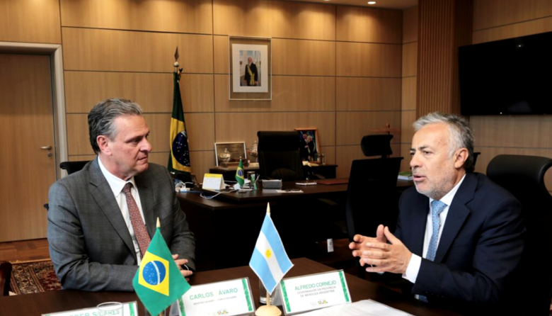 Cornejo promueve el potasio mendocino en Brasil y consolida lazos estratégicos con el gigante sudamericano