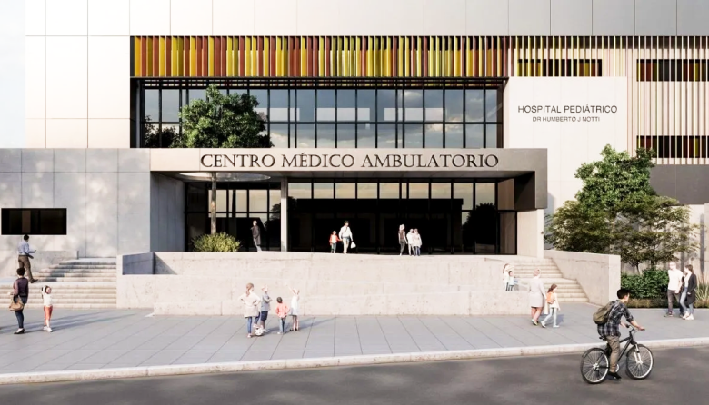 Adjudican la obra del nuevo edificio del Hospital Notti por más de $31.600 millones