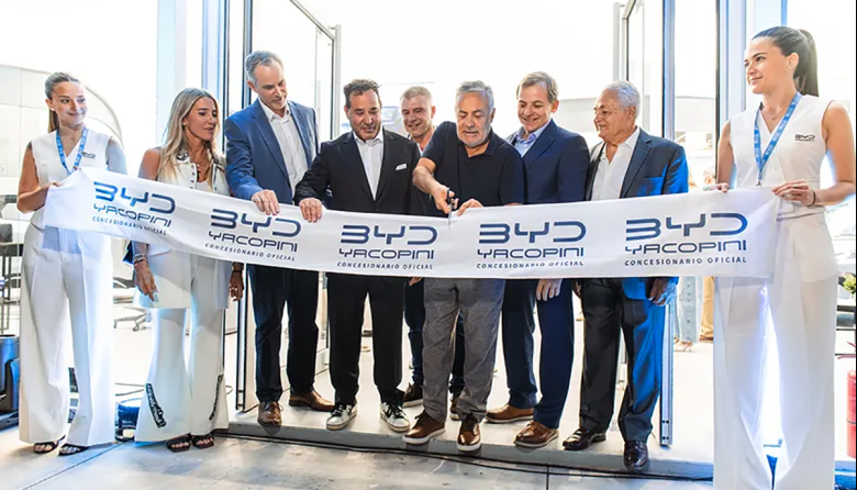 Inauguró BYD Yacopini en Mendoza: tecnología global y servicio regional para el futuro del transporte