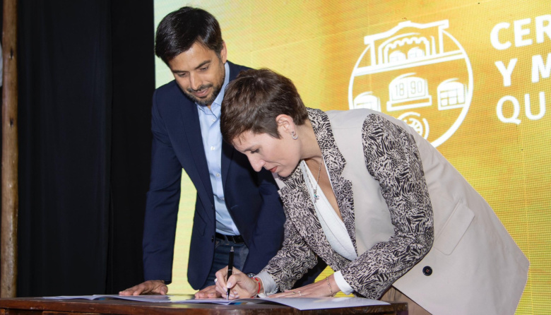 Mendoza y Cervecería Quilmes impulsan soluciones naturales para mitigar el riesgo aluvional en el piedemonte