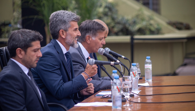 Ulpiano Suarez defendió su modelo de gestión con el eje en seguridad, obra pública y desarrollo