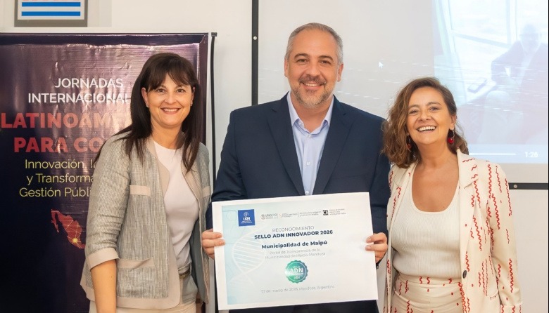 Maipú fue distinguido con el Sello ADN Innovador por su modelo de gestión pública