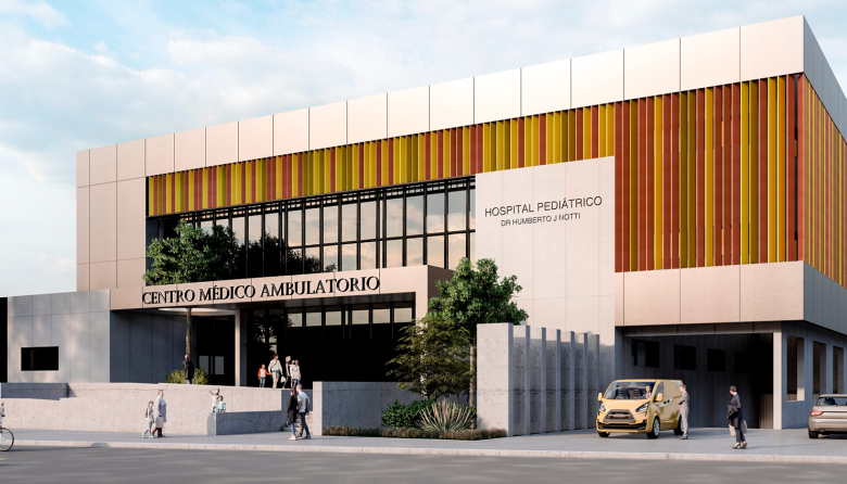Comienza la construcción del Centro Ambulatorio del Hospital Notti, clave para la atención pediátrica regional