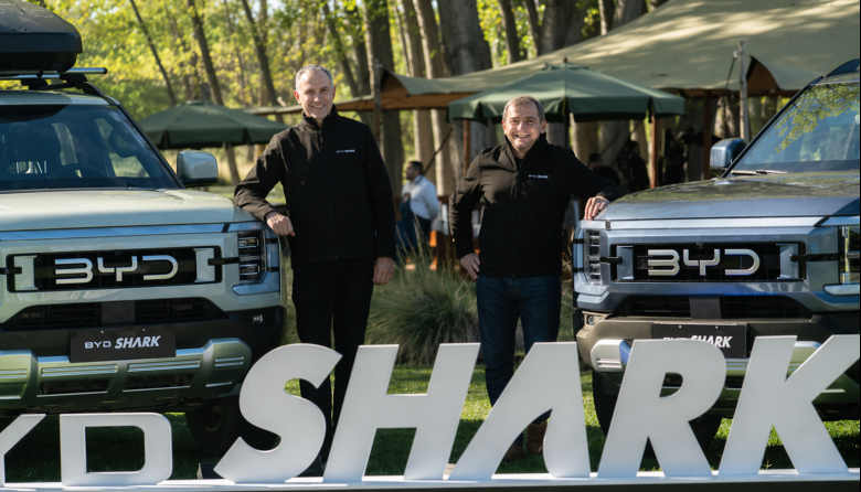 Presentaron la BYD Shark: la más potente de su categoría, híbrida y enchufable