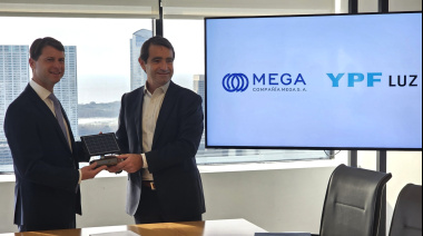 Compañía Mega operará con energía 100% renovable gracias a un acuerdo con YPF Luz