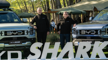 Presentaron la BYD Shark: la más potente de su categoría, híbrida y enchufable