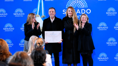 Diego Pérez Colman fue reconocido en el Senado como “Empresario Solidario del Año”