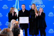 Diego Pérez Colman fue reconocido en el Senado como “Empresario Solidario del Año”
